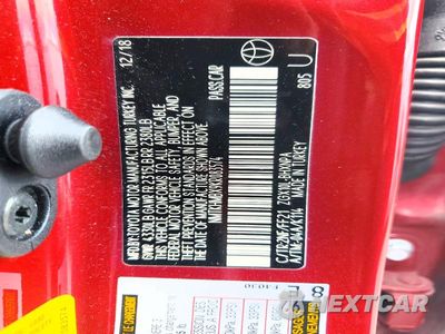 Zdjęcie 14 z 14 samochodu: 2019 TOYOTA C-HR XLE VIN:NMTKHMBX9KR083574 - miniatura
