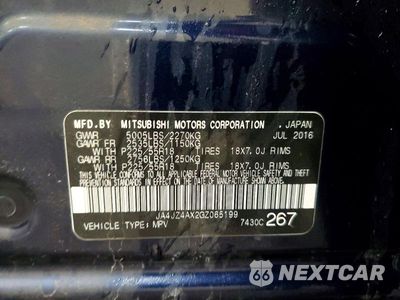Zdjęcie 14 z 14 samochodu: 2016 MITSUBISHI OUTLANDER GT VIN:JA4JZ4AX2GZ065199 - miniatura