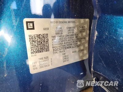 Zdjęcie 12 z 12 samochodu: 2019 CHEVROLET COLORADO LT VIN:1GCGTCEN0K1237127 - miniatura