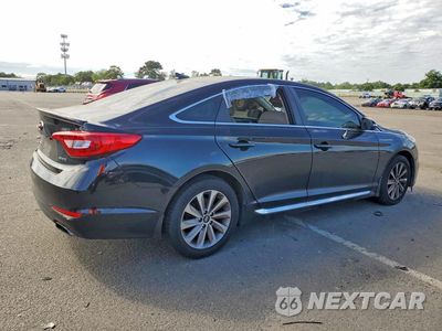 Trzecie zdjęcie samochodu z tyłu: 2017 HYUNDAI SONATA SPORT VIN:5NPE34AF1HH525221 - miniatura