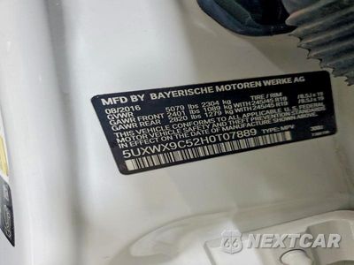 Zdjęcie 14 z 14 samochodu: 2017 BMW X3 XDRIVE28I VIN:5UXWX9C52H0T07889 - miniatura