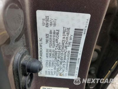 Zdjęcie 13 z 13 samochodu: 2016 HONDA CR-V TOURING VIN:5J6RM4H9XGL006249 - miniatura
