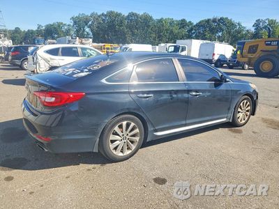 Trzecie zdjęcie samochodu z tyłu: 2017 HYUNDAI SONATA SPORT VIN:5NPE34AF8HH547409 - miniatura