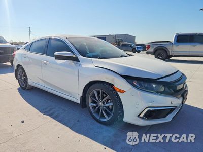 Czwarte zdjęcie samochodu z boku: 2019 HONDA CIVIC EX VIN:19XFC1F34KE018021 - miniatura