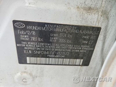 Zdjęcie 12 z 12 samochodu: 2018 HYUNDAI ELANTRA SEL VIN:5NPD84LF6JH323572 - miniatura