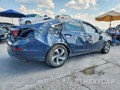Trzecie zdjęcie samochodu z tyłu: 2019 HONDA INSIGHT EX VIN:19XZE4F58KE004455 - miniatura