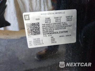Zdjęcie 13 z 13 samochodu: 2020 CADILLAC XT5 SPORT VIN:1GYKNGRS3LZ197506 - miniatura