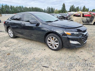 Czwarte zdjęcie samochodu z boku: 2020 CHEVROLET MALIBU LT VIN:1G1ZD5ST5LF019735 - miniatura