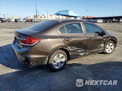 Trzecie zdjęcie samochodu z tyłu: 2014 HONDA CIVIC LX VIN:2HGFB2F50EH518598 - miniatura