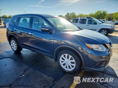 Czwarte zdjęcie samochodu z boku: 2015 NISSAN ROGUE S VIN:KNMAT2MV0FP590665 - miniatura