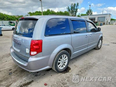 Trzecie zdjęcie samochodu z tyłu: 2014 DODGE GRAND CARAVAN SXT VIN:2C4RDGCG2ER427674 - miniatura