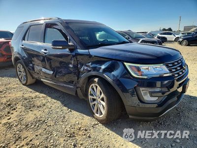 Czwarte zdjęcie samochodu z boku: 2017 FORD EXPLORER LIMITED VIN:1FM5K7FH2HGE00162 - miniatura
