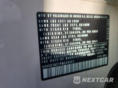 Zdjęcie 13 z 13 samochodu: 2023 VOLKSWAGEN TAOS SE VIN:3VVSX7B21PM339337 - miniatura