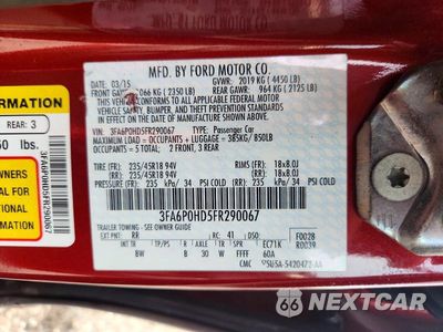 Zdjęcie 12 z 12 samochodu: 2015 FORD FUSION SE VIN:3FA6P0HD5FR290067 - miniatura