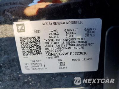 Zdjęcie 13 z 13 samochodu: 2023 CHEVROLET TRAVERSE LT VIN:1GNEVGKW1PJ323616 - miniatura