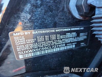 Zdjęcie 13 z 13 samochodu: 2012 BMW X3 XDRIVE28I VIN:5UXWX5C56CL727459 - miniatura