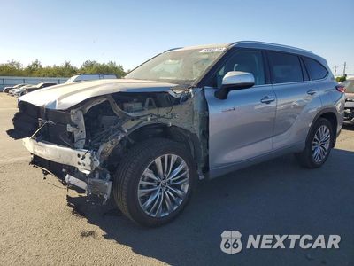 2020 TOYOTA HIGHLANDER HYBRID PLATINUM 5TDEBRCH5LS005086 - główne zdjęcie licytacji z USA - miniatura