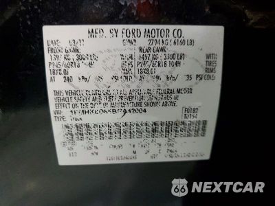 Zdjęcie 14 z 14 samochodu: 2011 FORD EXPLORER XLT VIN:1FMHK8D85BGA42004 - miniatura