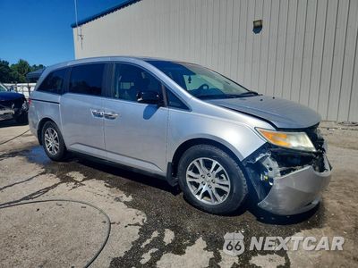 Czwarte zdjęcie samochodu z boku: 2011 HONDA ODYSSEY EXL VIN:5FNRL5H69BB060397 - miniatura
