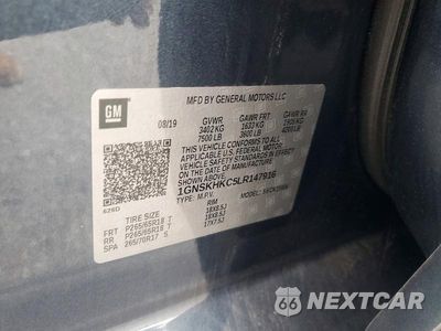 Zdjęcie 13 z 13 samochodu: 2020 CHEVROLET SUBURBAN K1500 LT VIN:1GNSKHKC5LR147916 - miniatura