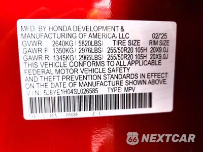 Zdjęcie 12 z 12 samochodu: 2025 ACURA MDX A-SPEC VIN:5J8YE1H04SL026585 - miniatura