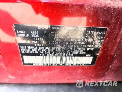 Zdjęcie 13 z 13 samochodu: 2019 SUBARU OUTBACK 2.5I PREMIUM VIN:4S4BSAHC0K3297632 - miniatura