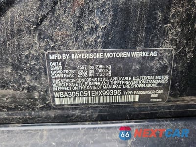 Zdjęcie 13 z 13 samochodu: 2014 BMW 328 D XDRIVE VIN:WBA3D5C51EKX99396 - miniatura