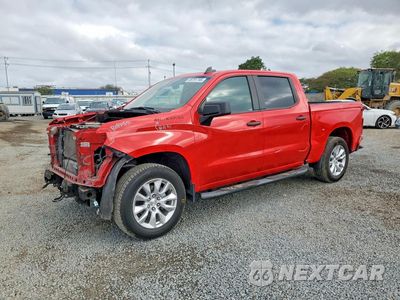 2021 CHEVROLET SILVERADO C1500 CUSTOM 1GCPWBEK2MZ258427 - główne zdjęcie licytacji z USA - miniatura