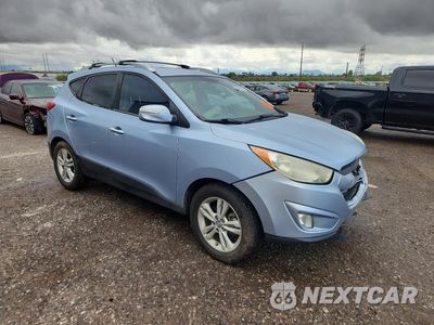 Czwarte zdjęcie samochodu z boku: 2013 HYUNDAI TUCSON GLS VIN:KM8JU3AC8DU653818 - miniatura