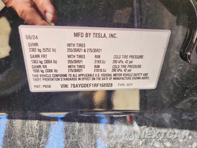 Zdjęcie 14 z 14 samochodu: 2024 TESLA MODEL Y VIN:7SAYGDEF1RF168928 - miniatura