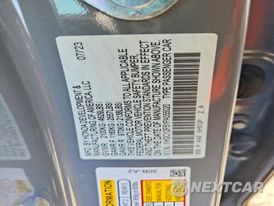 Zdjęcie 12 z 12 samochodu: 2023 HONDA ACCORD HYBRID SPORT VIN:1HGCY2F51PA055020 - miniatura