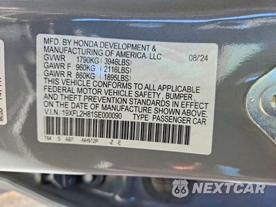 Zdjęcie 12 z 12 samochodu: 2025 HONDA CIVIC SPORT VIN:19XFL2H81SE000090 - miniatura