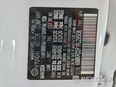 Zdjęcie 12 z 12 samochodu: 2024 HYUNDAI IONIQ 5 LIMITED VIN:KM8KRDDF1RU295938 - miniatura