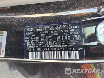 Zdjęcie 13 z 13 samochodu: 2022 HYUNDAI TUCSON LIMITED VIN:KM8JECA11NU033261 - miniatura