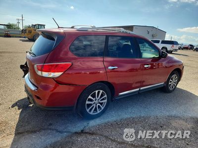 Trzecie zdjęcie samochodu z tyłu: 2014 NISSAN PATHFINDER S VIN:5N1AR2MNXEC620173 - miniatura