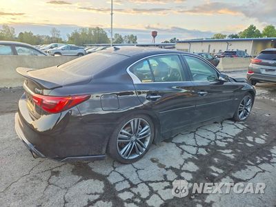 Trzecie zdjęcie samochodu z tyłu: 2019 INFINITI Q50 3.0T SPORT VIN:JN1EV7AR6KM593083 - miniatura