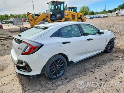 Trzecie zdjęcie samochodu z tyłu: 2021 HONDA CIVIC SPORT TOURING VIN:SHHFK7H99MU417462 - miniatura