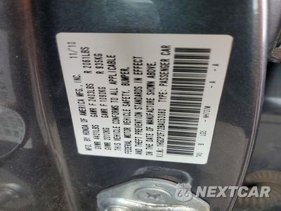 Zdjęcie 13 z 13 samochodu: 2011 HONDA ACCORD EX VIN:1HGCP2F72BA053080 - miniatura