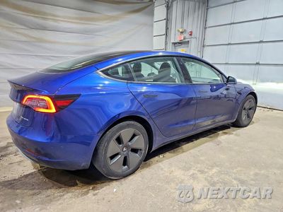 Trzecie zdjęcie samochodu z tyłu: 2023 TESLA MODEL 3 VIN:5YJ3E1EB7PF694289 - miniatura