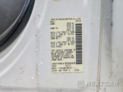 Zdjęcie 13 z 13 samochodu: 2020 NISSAN NV 1500 S VIN:1N6BF0KM8LN800668 - miniatura