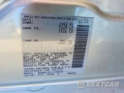 Zdjęcie 13 z 13 samochodu: 2024 NISSAN ALTIMA S VIN:1N4BL4BV8RN384275 - miniatura