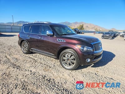Czwarte zdjęcie samochodu z boku: 2011 INFINITI QX56 BASE VIN:JN8AZ2NCXB9301421 - miniatura