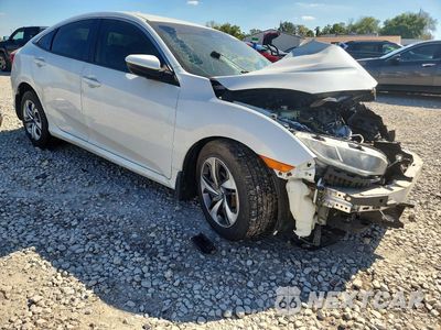 Czwarte zdjęcie samochodu z boku: 2019 HONDA CIVIC LX VIN:19XFC2F6XKE014510 - miniatura