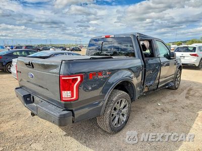 Trzecie zdjęcie samochodu z tyłu: 2016 FORD F150 SUPERCREW VIN:1FTEW1EG4GFB09083 - miniatura