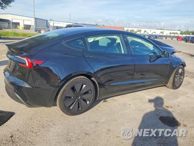 Trzecie zdjęcie samochodu z tyłu: 2026 TESLA MODEL 3 VIN:5YJ3E1EA0TF170807 - miniatura