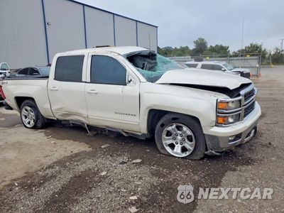 Czwarte zdjęcie samochodu z boku: 2015 CHEVROLET SILVERADO K1500 LT VIN:3GCUKREC3FG218215 - miniatura