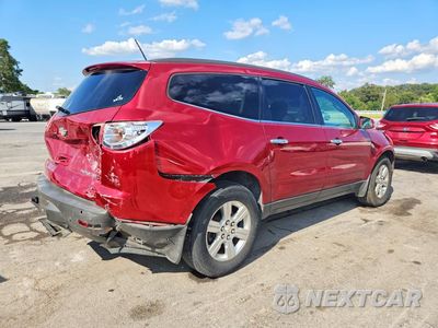 Trzecie zdjęcie samochodu z tyłu: 2012 CHEVROLET TRAVERSE LT VIN:1GNKRJED8CJ242234 - miniatura