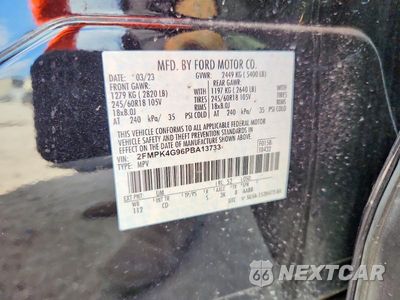 Zdjęcie 13 z 13 samochodu: 2023 FORD EDGE SE VIN:2FMPK4G96PBA13733 - miniatura