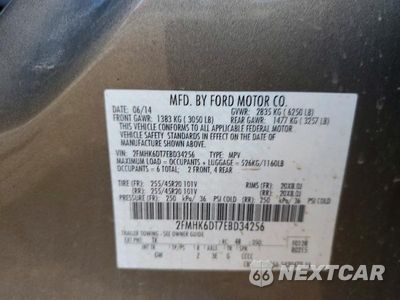 Zdjęcie 13 z 13 samochodu: 2014 FORD FLEX LIMITED VIN:2FMHK6DT7EBD34256 - miniatura