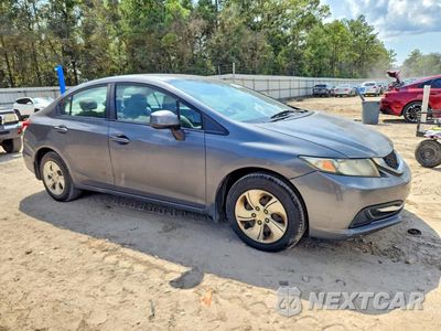 Czwarte zdjęcie samochodu z boku: 2013 HONDA CIVIC LX VIN:19XFB2F58DE079353 - miniatura